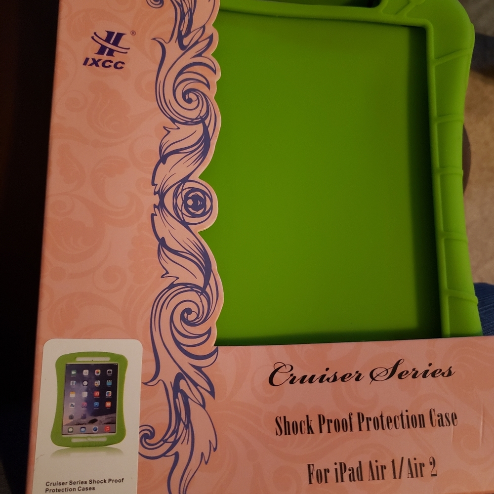 Green ipad case ixcc shockproof
